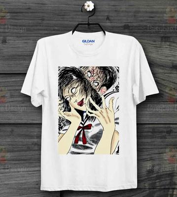 Engelse Scary Japanse Anime Tomie Kunst Ideaal Cadeau Cool Unisex T-shirt B514
