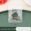 Portable Anti-Tarnish Jewelry Box for Earrings, Studs, Necklaces, Bracelets - Transparent Storage Bag