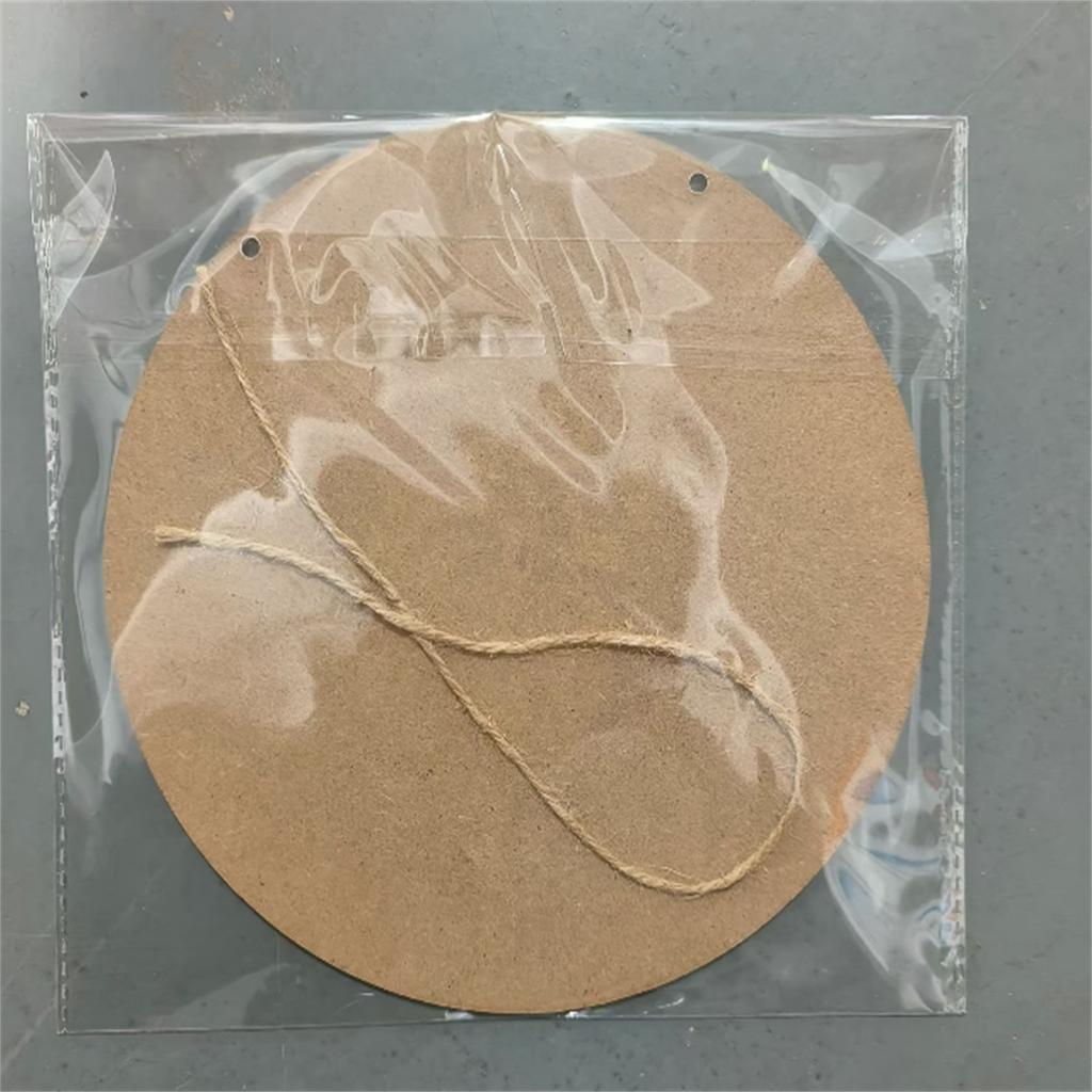 Christmas Wooden Door Hangings, Christmas Festive Atmosphere Set Off Hanging Decorations, 2D Hangings Realistic Scene