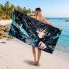 Demon Slayer Printed Swim Towel, Portable Water Absorbent Towel for Beach Camping Daily Bathroom Use