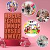 DIY Big 26 English Letter Baking Tool Mold Festival Party Sugar Flipping Candle Decoration Mold Gypsum Concrete Silicone Mold