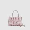 Handbag with Shoulder Strap for Ladies, Party Style, Pleated Cloud-shaped Chain Crossbody Bag