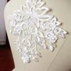 Embroidery Lace Flower Accessories, Handmade Diy Material Wedding Head Jewelry Accessories Clothes Clothing Accessories White