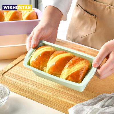 1 Stücke Haushalt Rechteckige Silikonform Candy Toast Form Ostern Brot DIY Küche Liefert Kuchen Backformen Pan Backen Werkzeuge