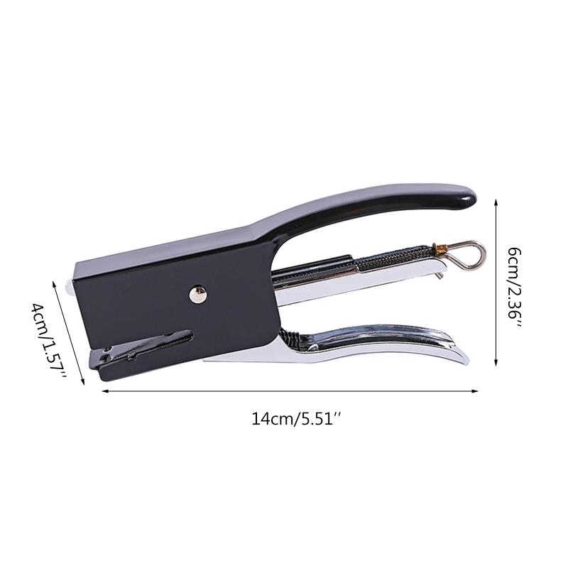 Plier Stapler Hand Held 25 Sheet Capacity Portable Durable for Home Office Warehouse School Supplies Improve Efficiency