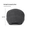 Washable Unisex Spring/Autumn Smooth Beret - British Retro Newsboy Cap