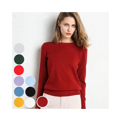 Round Neck Bottoming Shirt Sweater Women Short Long Sleeve Pullover Solid Color Knitted Sweater