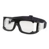 Sports Goggle Impact Resistant Fog Proof Safety Basketball Glasses with Adjustable Band for Running Cycling Black