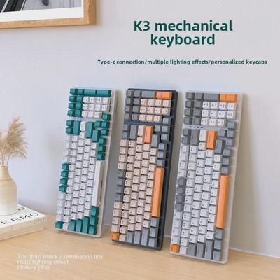 Wolf K3 100-Key Mechanical Gaming Keyboard: Customized E-sports and Office Keyboard