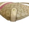 Coach F13193 Signature Canvas Shoulder Bag Beige Canvas Women Used