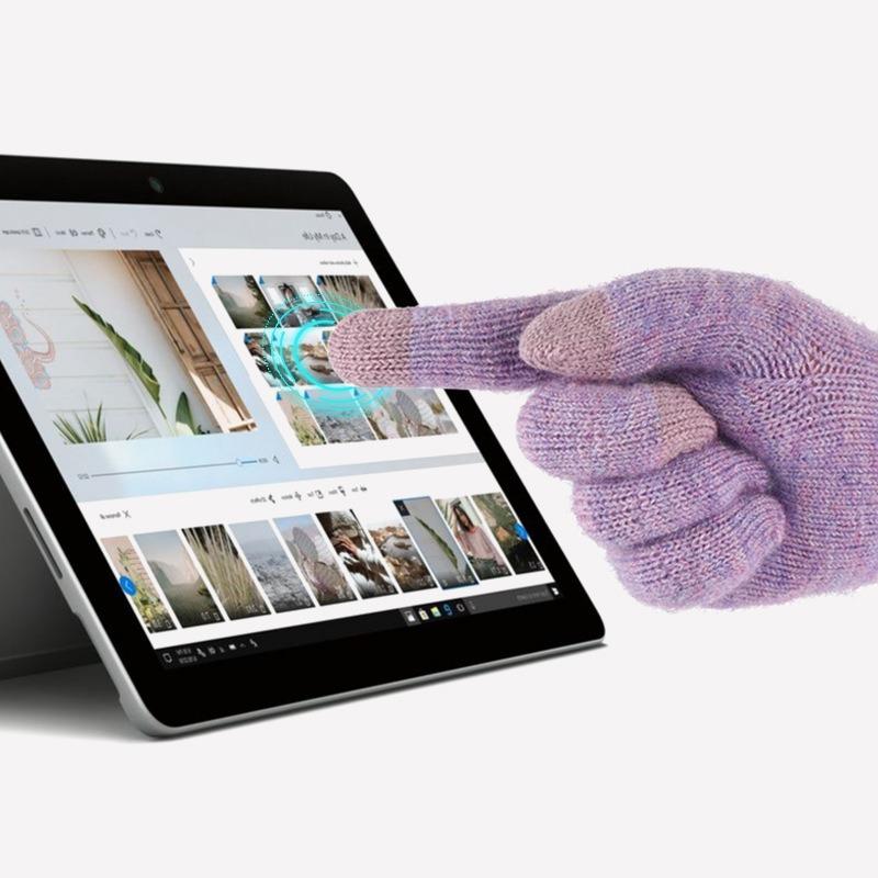 Gants chauds d'hiver pour adultes gants en laine tricotée à motif fleur d'ananas pour femmes gants cinq doigts d'extérieur en velours coupe-froid