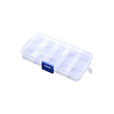 10/15/24 Compartments Storage Box Transparent Adjustable Items Organizer Container(10 Grids)