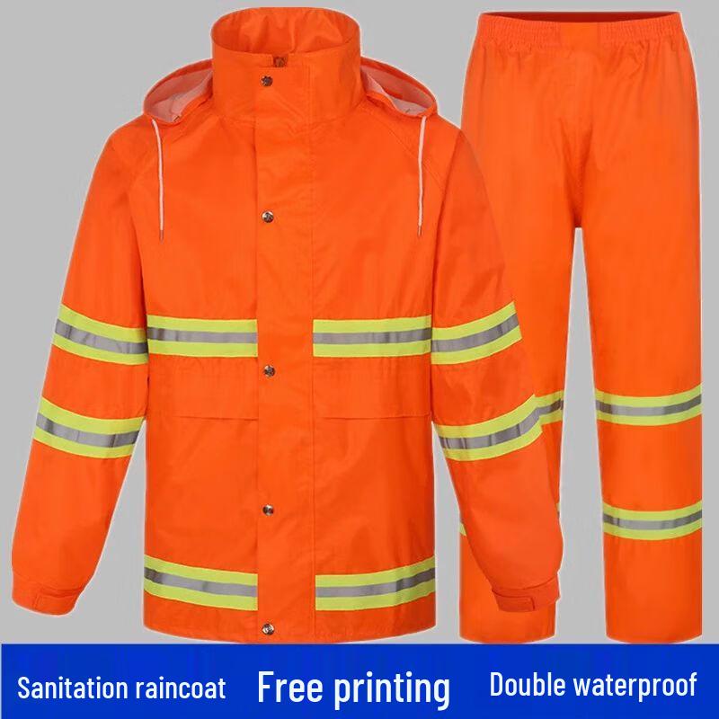 

High-Visibility Reflective Rain Suit