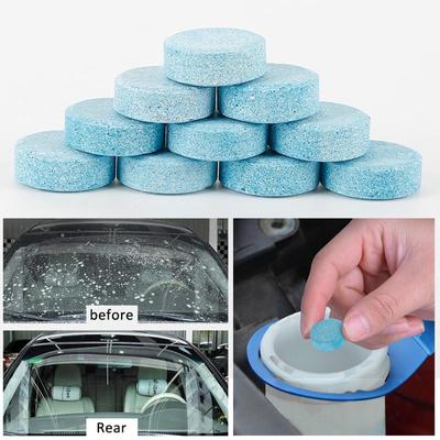 5PCS Blau Auto Fenster Reinigung Waschen Super Konzentriert Wischer Tablet Brause Tablet Fleck Entferner Auto Reinigung Detaillierung