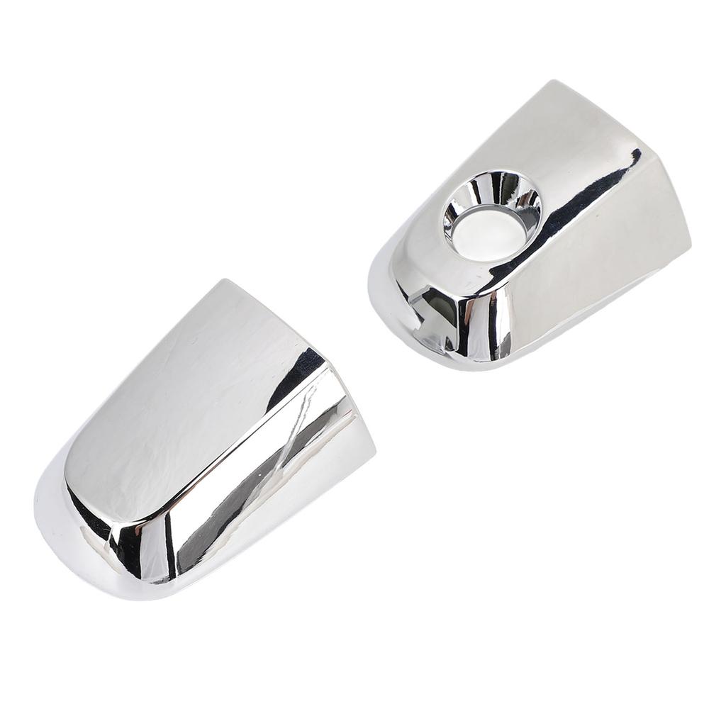 Pair of Chrome Front Door Out Side Handle Cover 5716A065 Exterior Door Handle Cap with Key Hole for
