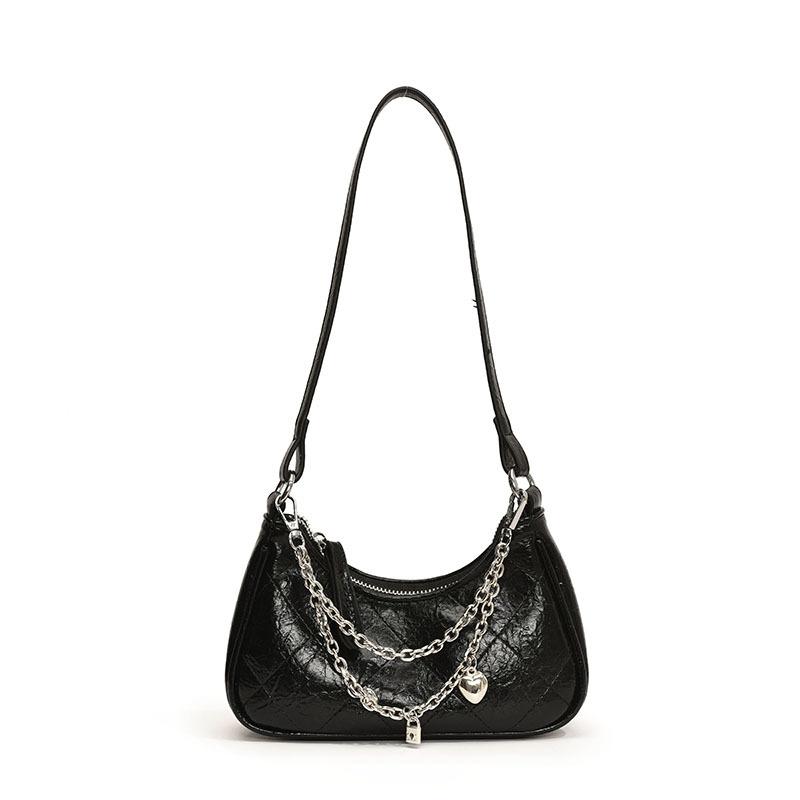 

Маленькая сумка женская новая повседневная универсальная сумка-мессенджер однотонная сумка через плечо чёрный