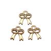 Pendants Bow With Crown Charms For Princess Themed Jewelry Making Alloy