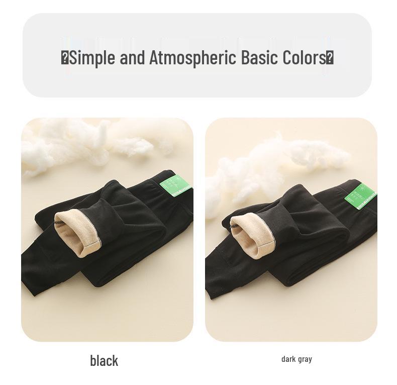 Kinder Doppel-Lagen Dicke Baumwolle Herbst/Winter Hosen - Warm, Buntes Futter für Schuluniformen