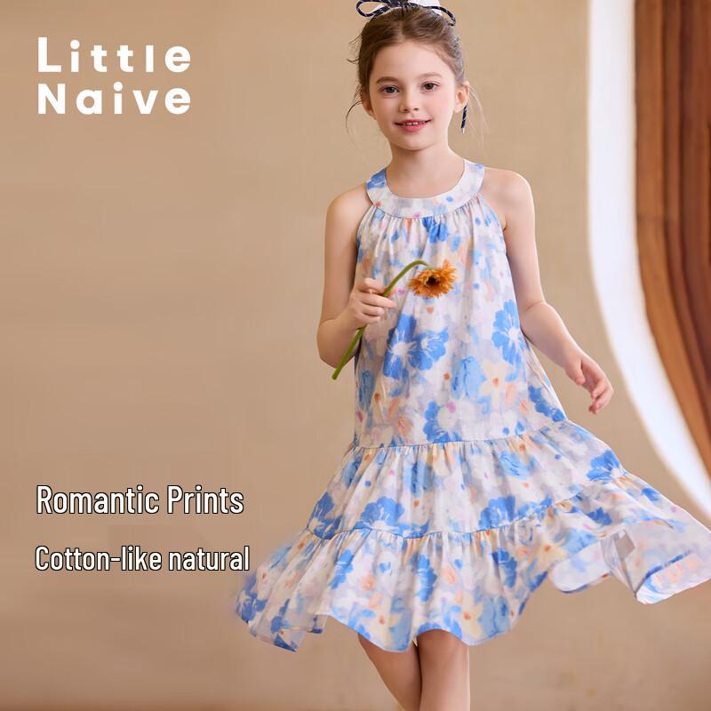 Girls  Halter Neck Swing Dress 120