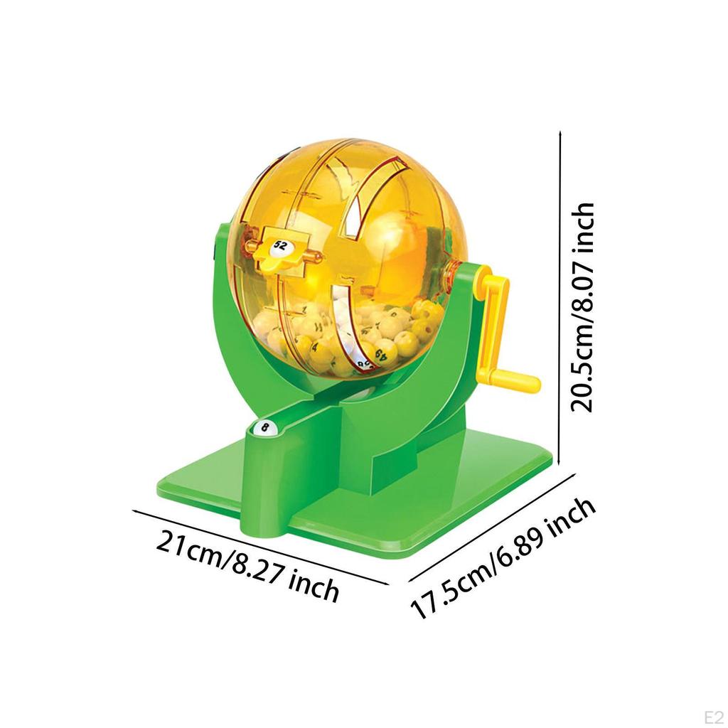 Lotto Game Lucky Number Picking Machine Stable Novelty Lottery Mini Balls
