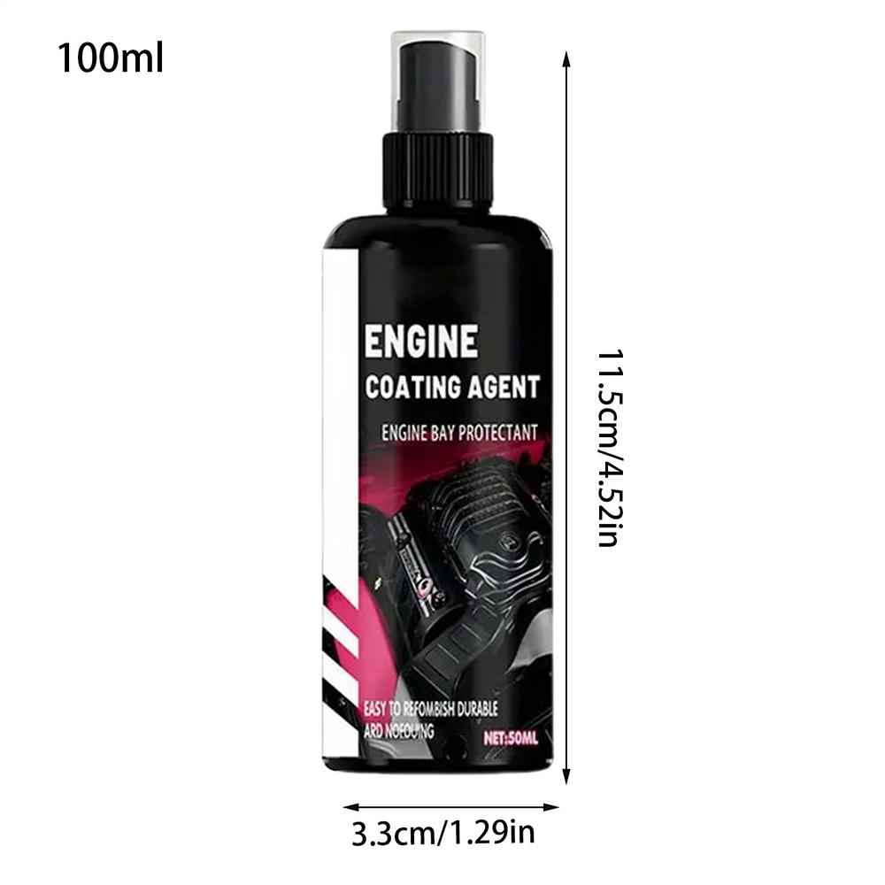 Engine Degreaser Heavy Duty 100ml Engine Oil Cleaner Automotive Cleaning Tool For Machine Compartment Wash Parts Oil Exterior