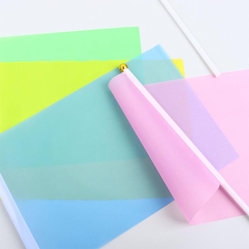 Five-color Hand-waving Sports Pennant - Small Red Flag for Events