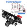 Ignition Switch with 12V 40A Car Starter Start Stop Engine Button Panel 12V 40A