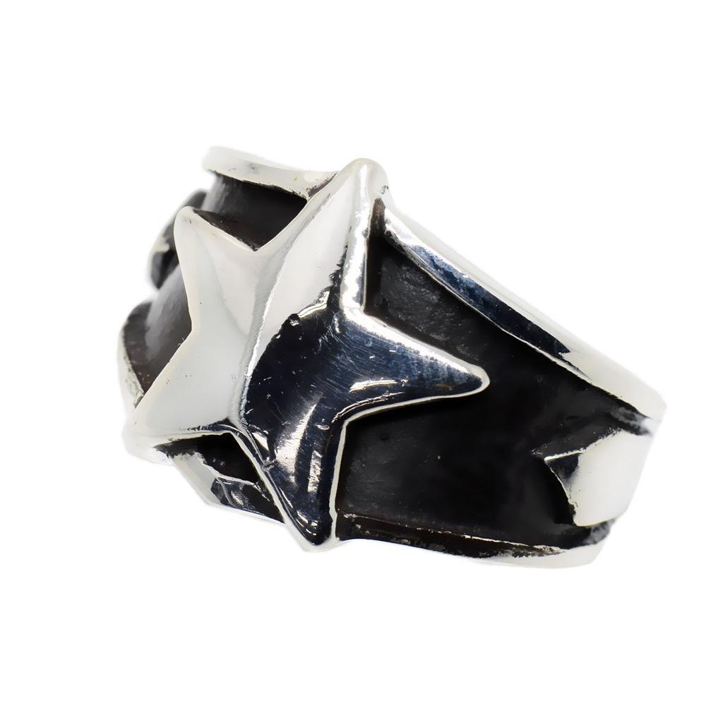 SILBER Silberring Stern Stern Rock Native [STERLING 925] American;AMTHRI-050-17