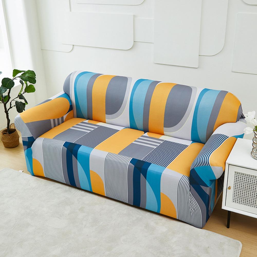Old Fashioned Armchair Sofa Cover Full Elastic Slip Proof Stretchable Protector