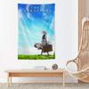 Anime VViolet Evergarden Tapestry Microfiber Wall Hanging For Bedroom Living Room Decor Outdoor Festival Garden Bar Background