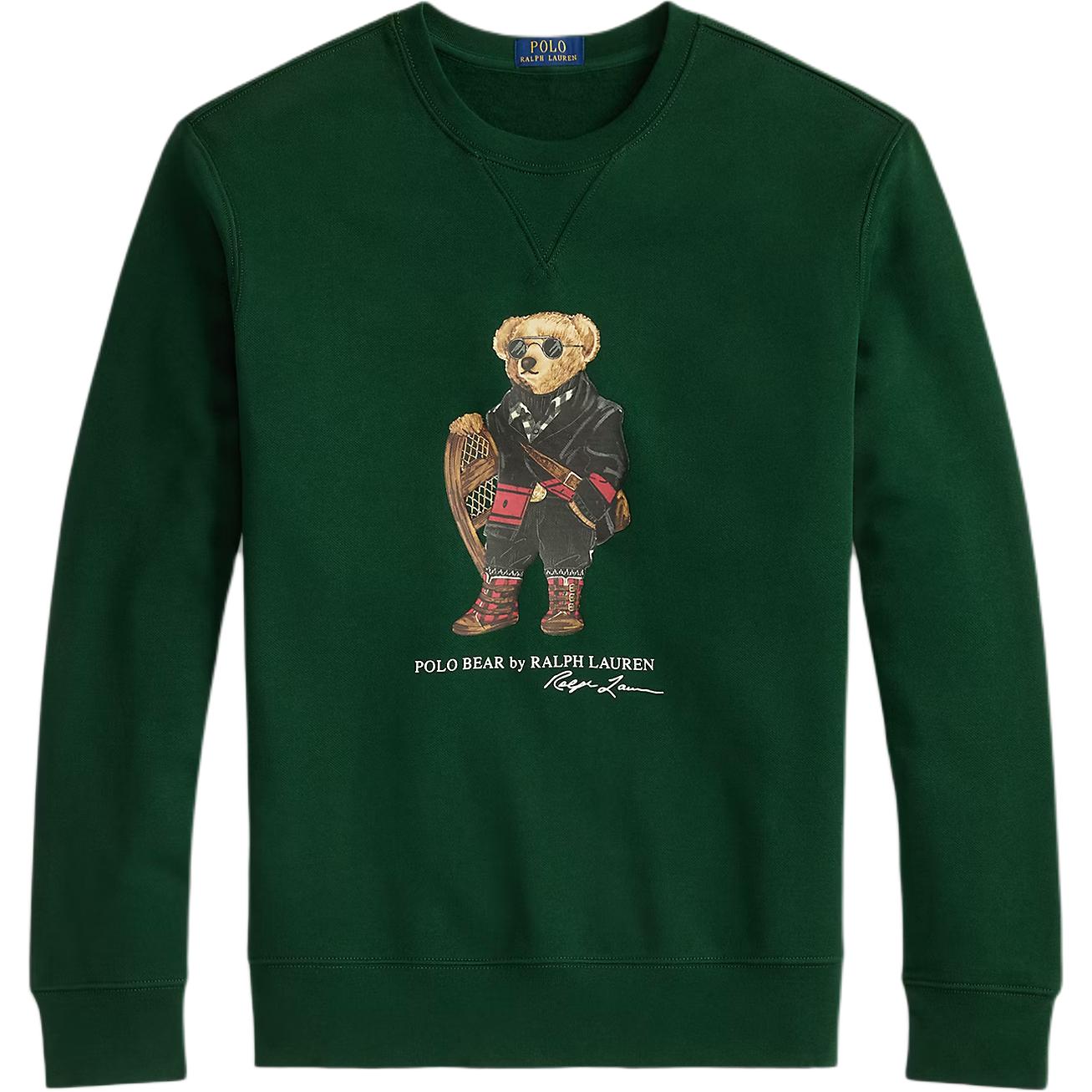 Polo Ralph Lauren Свитшот с принтом Polo Bear с круглым вырезом Мужской свитшот 710981794-001 S