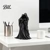 Gothic Decor Ornament Dead And The Dark Queen Figurine Grim Reaper Tabletop Study Room Decoration Resin Spooky Robe Couple Sculpture for Desktop