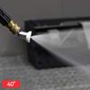 Car Washing Pressure Washer Nozzle Tips 360° Rotatable for 1/4 Quick Connect 4000PSI Multiple Degrees 0° 15° 25° 40° Spray Nozzles