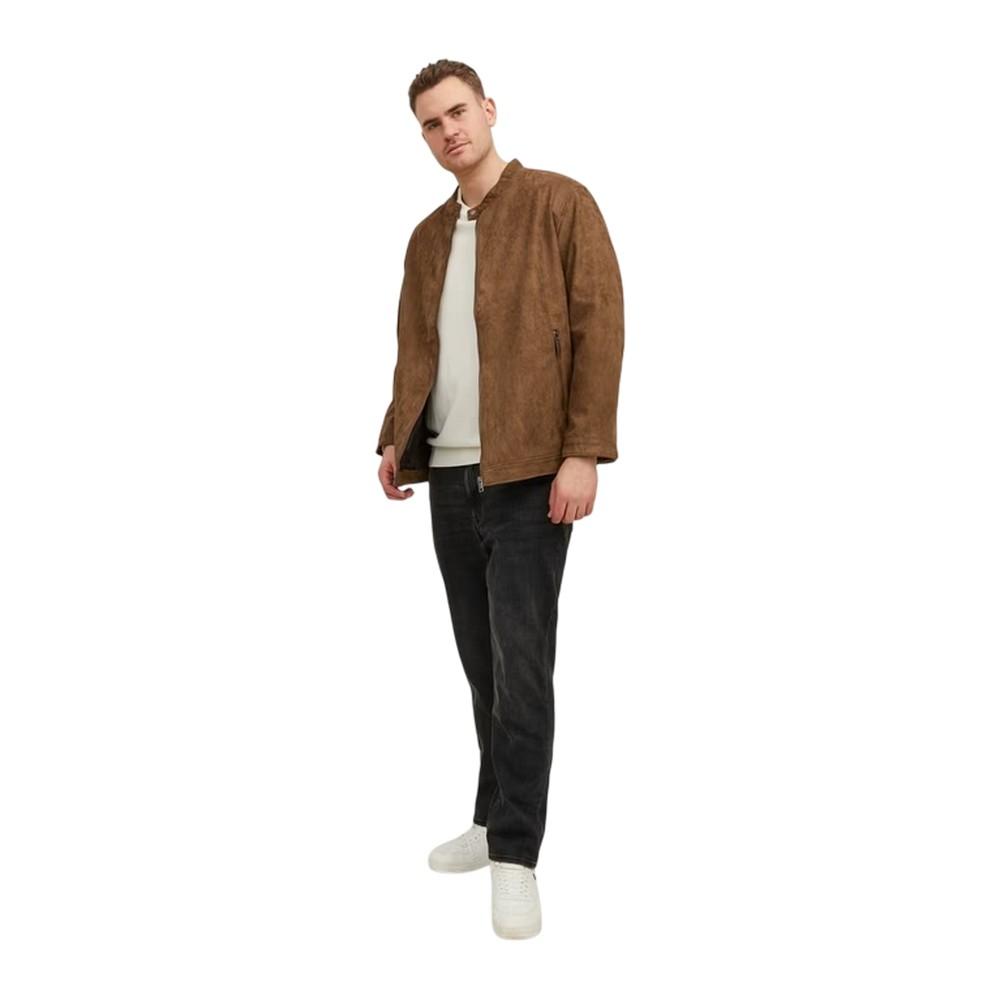 Jack And Jones Herren Einfache Jacke mit Reißverschlusstasche