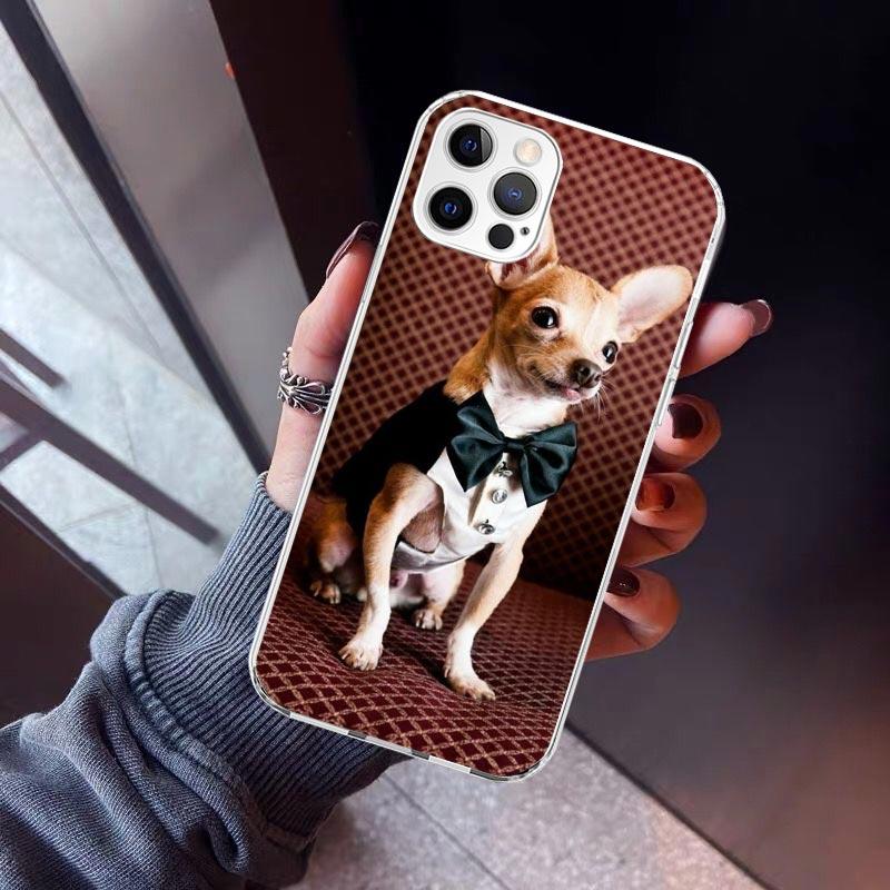 

Chihuahua Puppy Teacup Dogs Phone Case for Apple iPhone 17 Air 16 16E 15 14 Plus 13 Mini 12 11 Pro Max 7 8 + SE 2020 Soft Cover iPhone 13 Mini