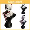 Art The Halloween Clown Figure Horror Clown Indoor Garden Statue Resin Terrifier