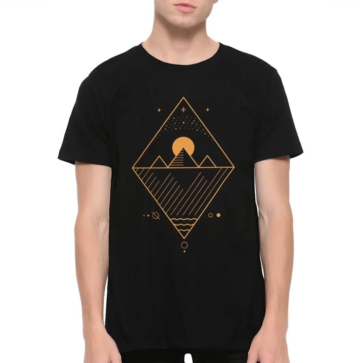 

Sunset Geometric Art T Shirt Men S And Women S Sizes Drsh 118 5XL різнокольоровий