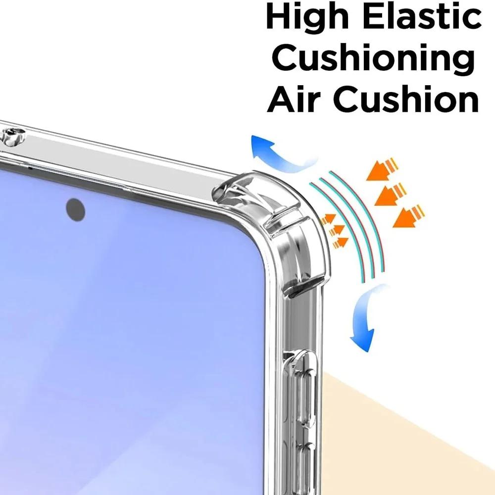 Transparent Shockproof Case for iPhone 17 17 Air 17 Pro 17 ProMax Anti Scratch Corner Anti Yellow Raised Camera Cover