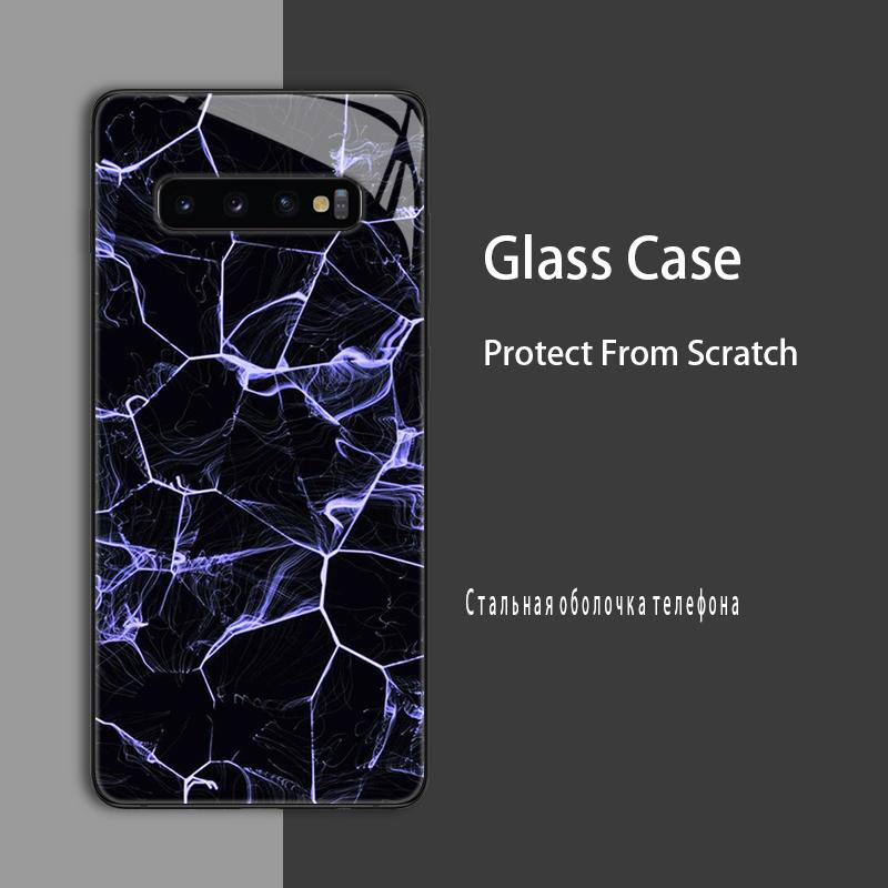 For Samsung S10 5G Case Cover Tempered Glass Case Coque For Samsung Galaxy S10e S10 S20 FE Ultra Plus S 10 Lite Protect Case