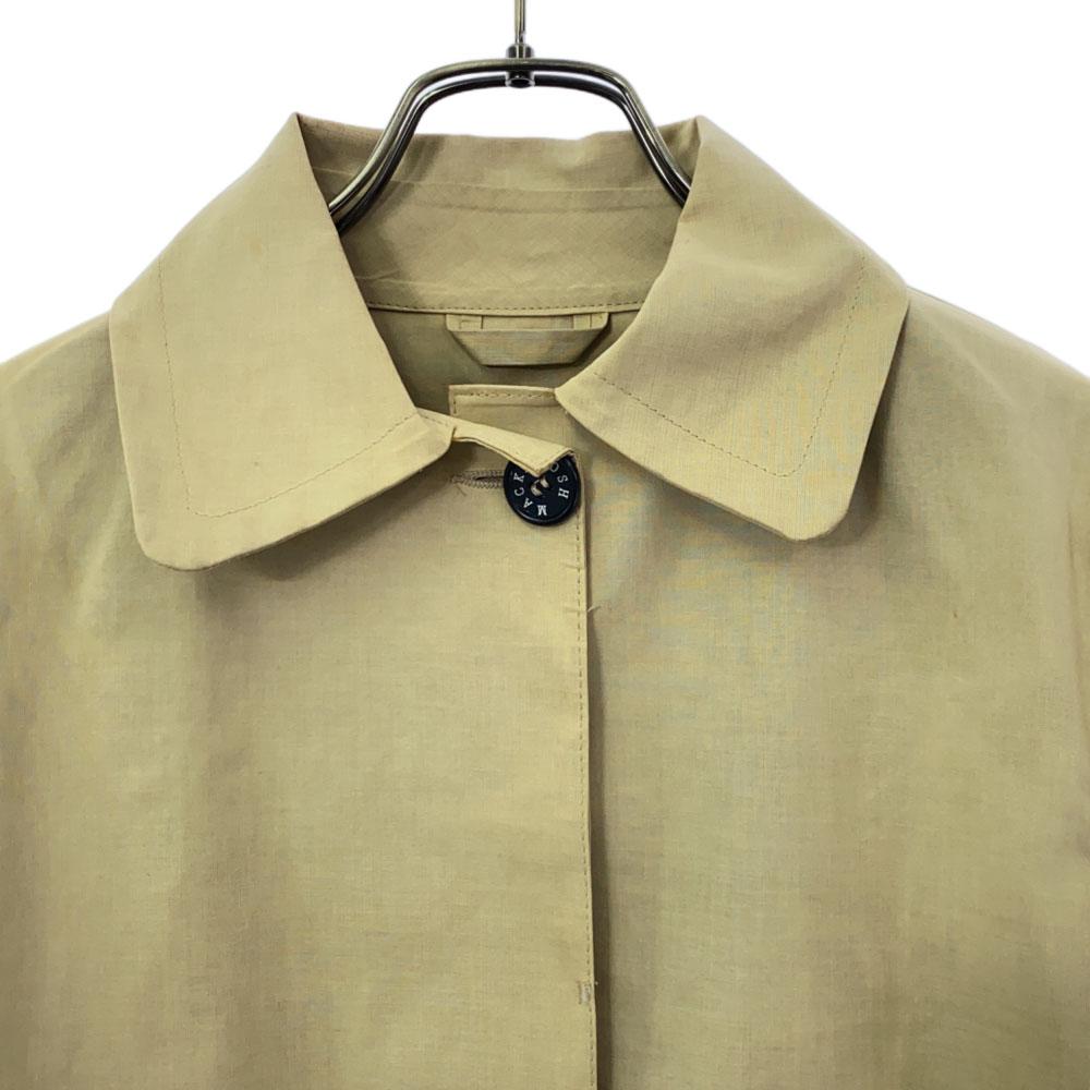 Mackintosh Made in Scotland Rubberized Stainless collar coat 32 beige Women Used