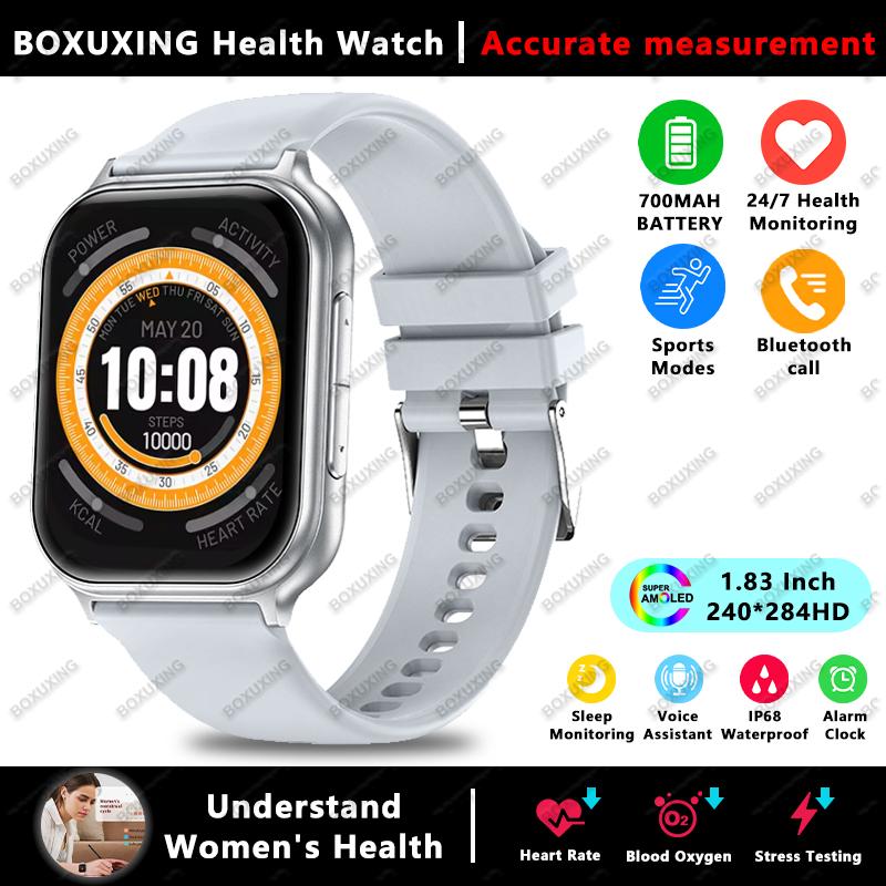 

New Smart Watch Men 1.83 AMOLED Screen 700MAH Outdoor Sports IP68 Waterproof Heart Rate GPS Grack Bluetooth Call Smartwatches Smart Watch