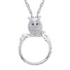 Magnifying Glass Necklace Pendant with 3x for Delicate Sweater Perfect As a Gift for or Any Special Available In Two Owl-shaped Ribbon, Magnification,