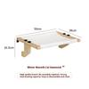 Wooden cat hammock hanging nest hanging bed on the window hanging balcony hanging cat nest by the bed basking in the sun plush pet bed