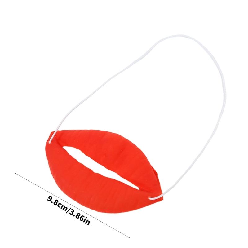 Flexible Vinyls Komische Lippen Accessoire Mode Design Für Halloween Kostümpartys Und Interaktive Soziale Treffen