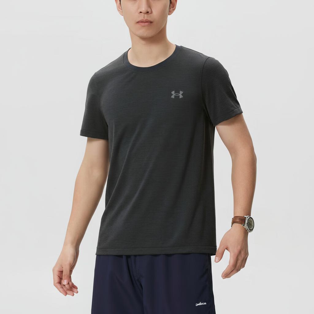 Under Armour Outdoor Breathable Crew Neck Pullover Short Sleeve Running T-Shirt Men tops 6009520-001