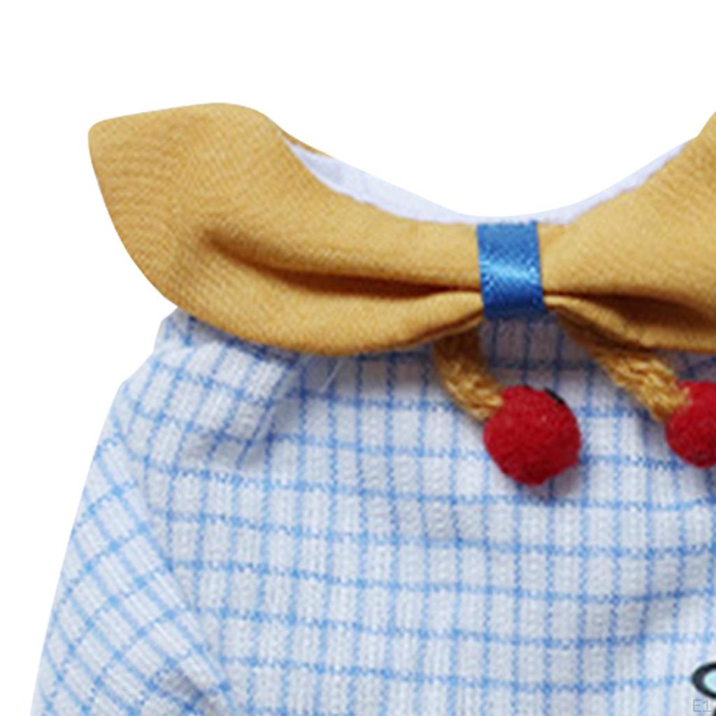 Mini 6inch Doll Dress Outfit Stylish Multifunction Soft Toys Stuffed Toy Cloth for