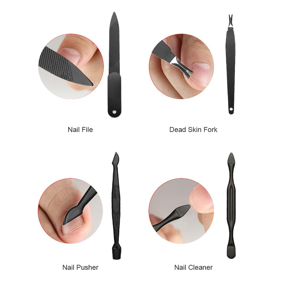 Professsional Stainless Steel Nail Clippers Toenail Pedicure Corrector Tool Clippers Kit