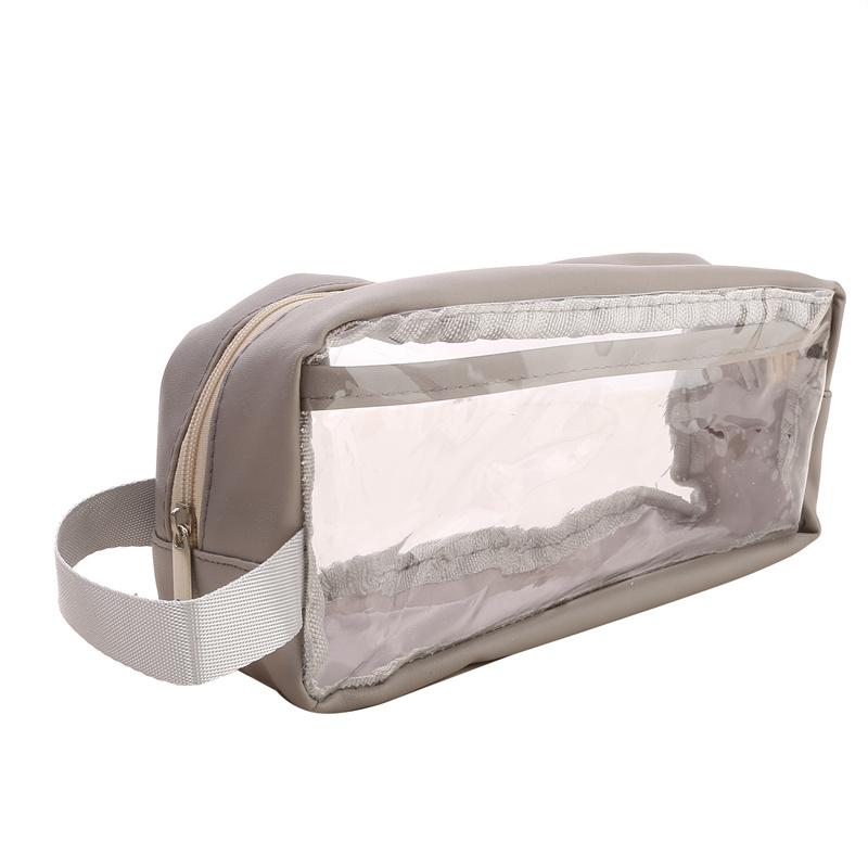 Transparent Large-capacity Pencil Case About Ins Junior High and High School Students Stationery Box Pencil Case for Men and Women