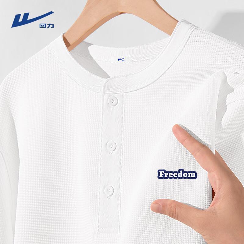 Warrior Men s Waffle Henley Long-Sleeve T-Shirt 4XL