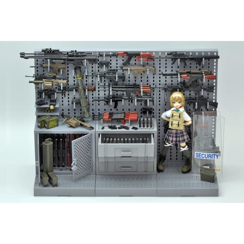 Little Armory LD006 Gun Rack B Plastic Model